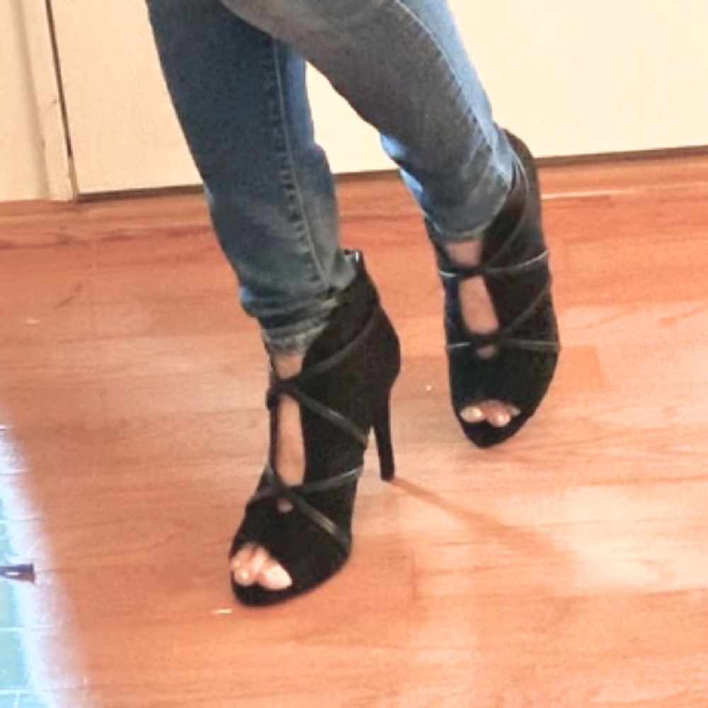 Open Toe Booties - Picture 6 of 8